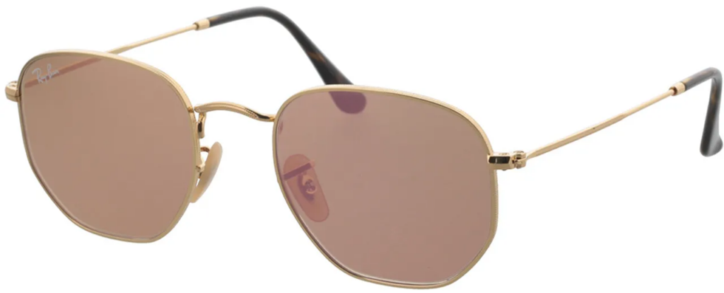 RAY BAN HEXAGONAL FLAT LENSES RB3548N-001/Z2 51