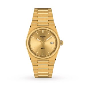 RELOJ UNISEX T-CLASSIC PRX DE 35 MM DORADO T1372103302100