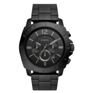 Fossil BQ 2759 Privateer Cronógrafo Negro de acero inoxidable