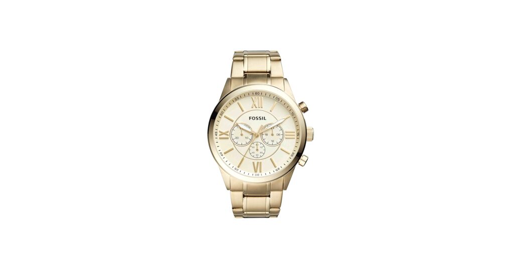 Fossil BQ1128IE Flynn Cronógrafo Dorado