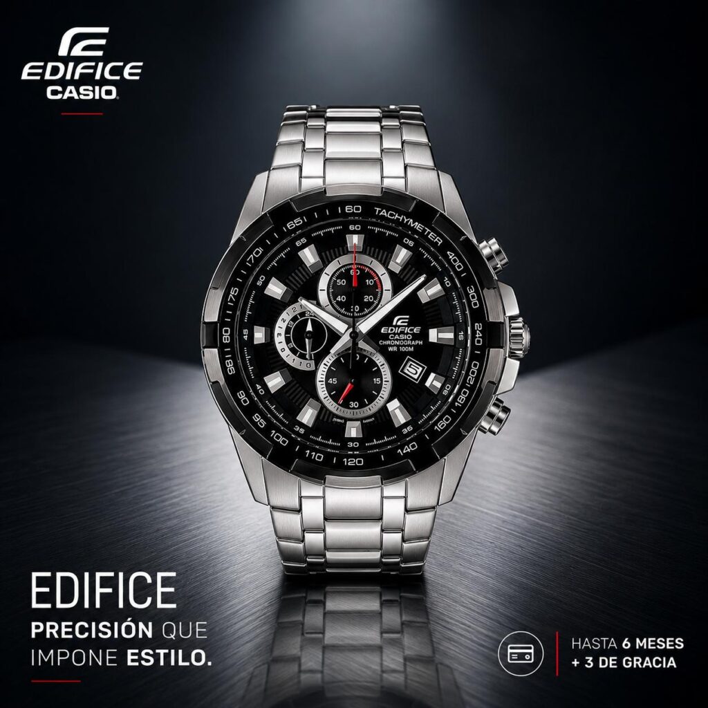 Reloj Casio Edifice cronógrafo de acero
