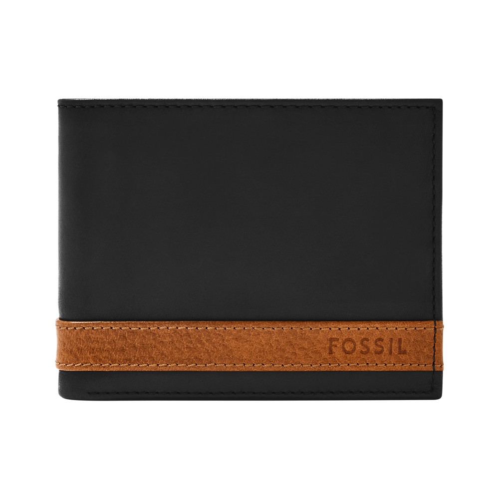 Cartera Plegable de Cuero con Identificación ML3644001