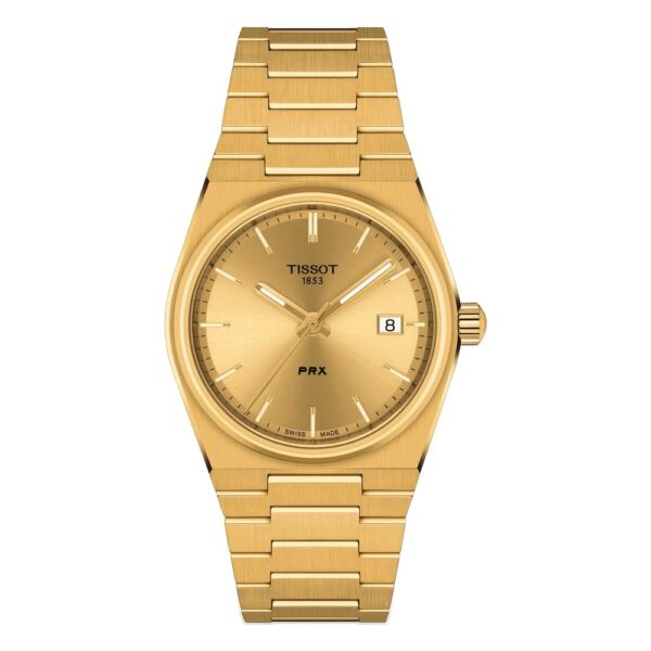 Reloj de mujer Tissot PRX dorado